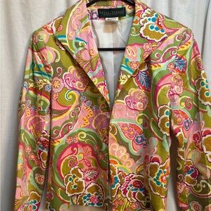 Harve Benard Multicolor Floral Blazer